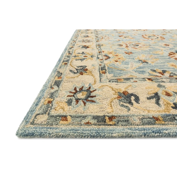 Victoria VK-18 Lt. Blue/Natural Rug